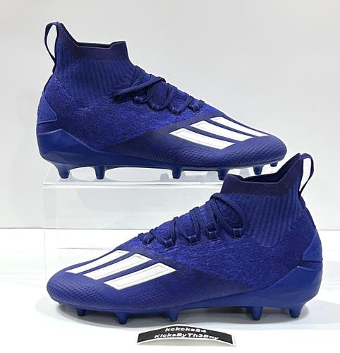 Size 11.5 Adidas Adizero Primeknit Football Cleats Purple EH3422 Night Flash
