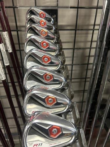 Used Taylormade R11 4-A STIFF Mens Iron Set RH 4I-GW/AW 11337-S000479378