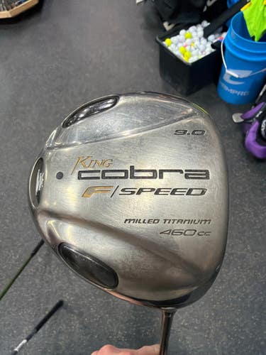 Used Cobra F SPEED Mens Driver RH 9.0 Degree 11337-S000479375