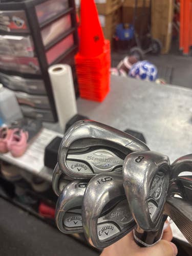 Used Callaway STEELHEAD XR Mens Iron Set RH 4I-GW/AW 11337-S000479431