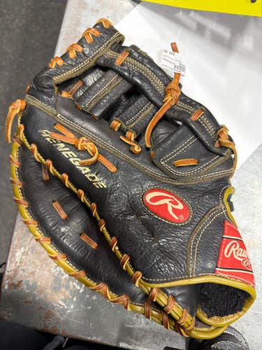 Used Rawlings RENEGADE BB/SB First Base LH Throw Brown 13" 11337-S000479404