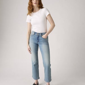 Levi's 725 Kick Jeans Women's 31x27 Blue Denim High Rise Bootcut Zip Fly DDR2093