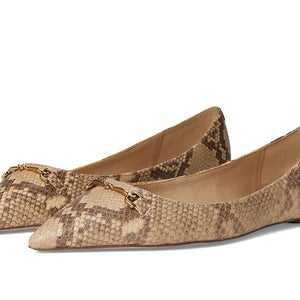 Sam Edelman Nori Flats Women's US 8 Light Oak Multi Leather Pointed Toe HAWK2611