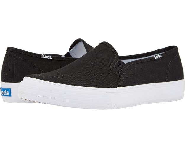 Keds Double Decker WF63480 Sneakers Women's US 9.5 Black Comfort Shoes HAWK2529