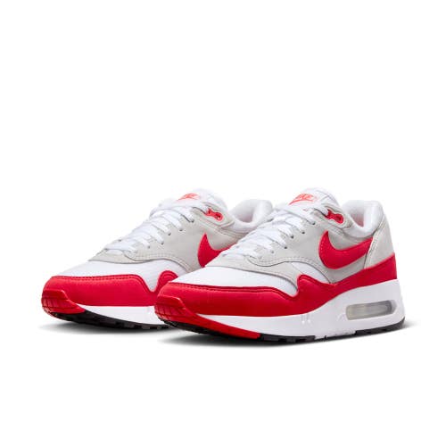 Nike Air Max 1 '86 DO9844-100 Sneakers Women 6 White Red Lifestyle Shoes GBNC259