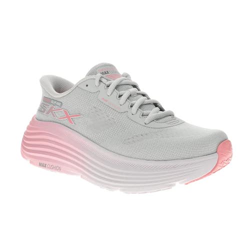 Skechers Max Cushioning Endeavour Women 7.5 Gray Slip-ins Running Shoes HAWK2546
