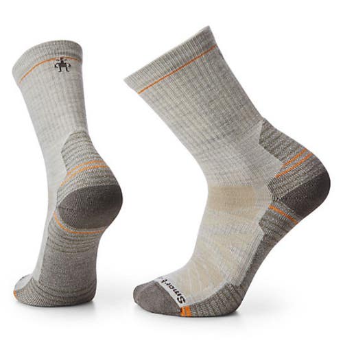 Smartwool Hike Men's Medium Gray Light Cushion Performance Crew Socks DDR2731