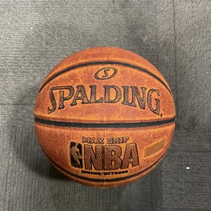 Used Spalding NBA MAX GRIP Basketball Adult Outdoor 11614-S000230834