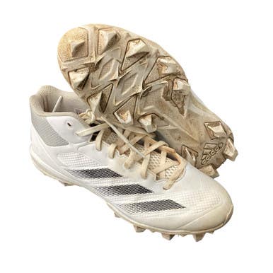 Used Adidas Adult FB Cleats White Senior 8 11760-S000087956