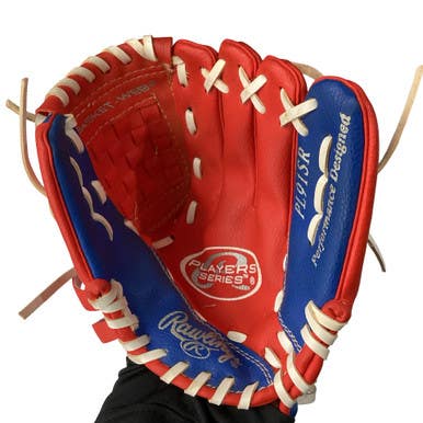 Used Rawlings PLAYER SERIES BB/SB Glove RH Throw Red 9" 11760-S000087947