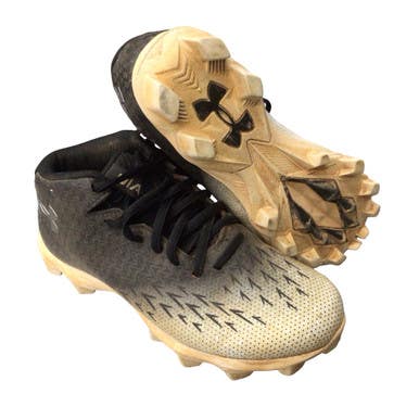 Used Under Armour UA BASEBALL CLEATS BB/SB Cleats Black Junior 04 11760-S000087938