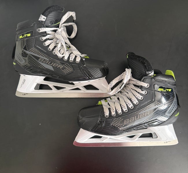 Bauer Elite Senior Goalie Skates - Size 9 Fit 2 Includes Bauer Aetrex Insoles