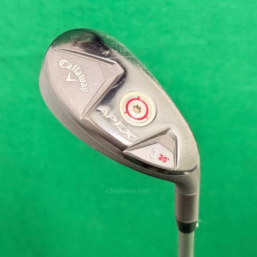 Callaway Apex 20 3 Hybrid Mitsubishi Kuro Kage Black 80HY-S Graphite Stiff w/HC