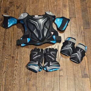 Small Youth maverick chest protector gloves elbow pads