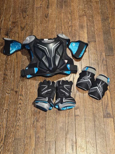 Small Youth maverick chest protector gloves elbow pads