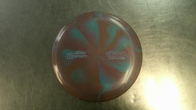Used Discraft TITANIUM CICADA Disc Golf Driver Brown 11868-S000067500