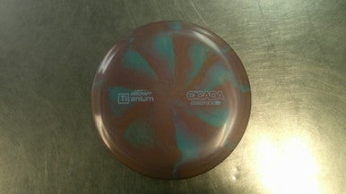 Used Discraft TITANIUM CICADA Disc Golf Driver Brown 11868-S000067500