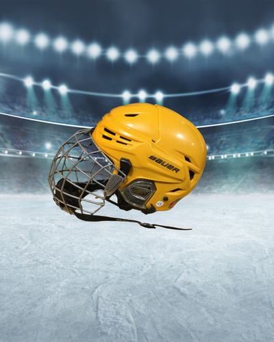 Bauer Re-Akt 95 Yellow Medium Helmet