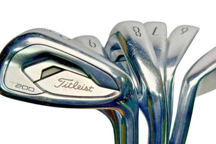 Titleist T200 Iron Set 5-PW AMT Black S300 Stiff Steel