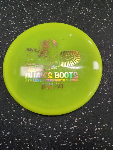 Used IANS BOOTS Disc Golf Driver Yellow 11849-S000036466