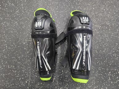 Used WinnWell YK0100 Youth Shin Guards Black 9" 11849-S000036554