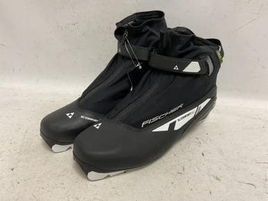 Used Fischer XC COMFORT PRO Mens NNN XC Ski Boots Black M 10.5 11855-S000199227