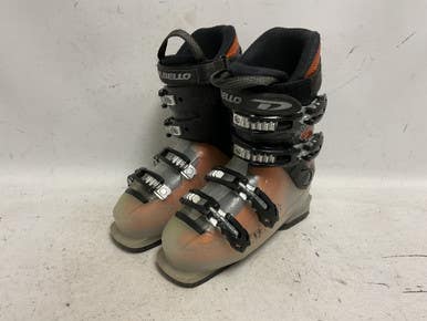 Used Dalbello MENACE 4 Boys DH Ski Boot Black And Orange 225 MP - J04.5 - W5.5 11855-S000199216