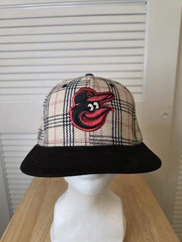 NWS Baltimote Orioles White Plad New Era 59fifty 7 MLB
