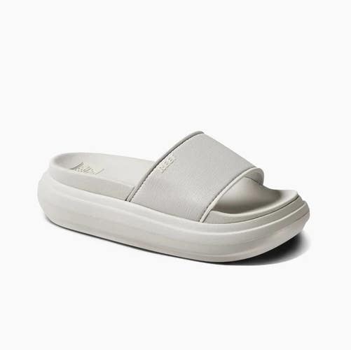 Reef Cushion Bondi Bay Slides Sandals CJ5591 Women's 11 Fog Gray Slipper DAB114