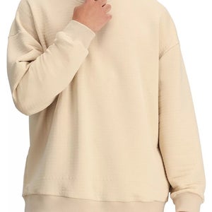 Obermeyer Explorer Tech Crew Sweatshirt Men's XL Cement Polartec Midlayer DAB65