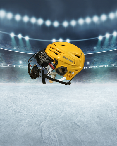 Bauer Re-Akt 150 Yellow Medium Helmet