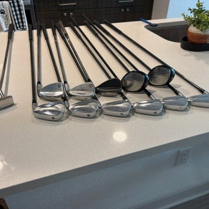 PRGR Right Handed Clubs (Full Set) Stiff Flex 13 Pieces (Used)