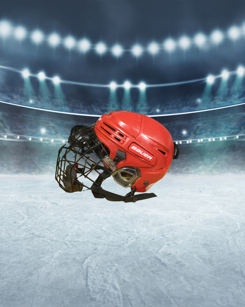 Bauer Re-Akt 75 Red Medium Helmet