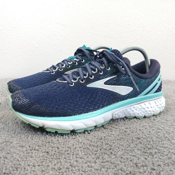 Brooks Ghost 11 Womens Size 9 Running Shoes Blue Sneakers Low Top Athletic