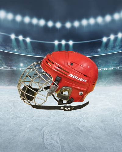 Bauer 4500 Red Medium Helmet