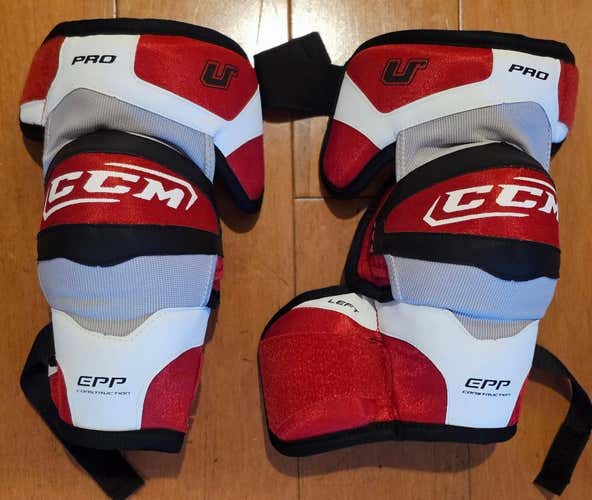 CCM U+ Pro Senior Small Elbow Pads – EPP Construction – Pro-Level Protection (Used)
