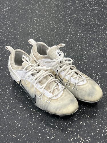 Used Nike LAX Cleats Mens White Senior 11.5 11849-S000036788