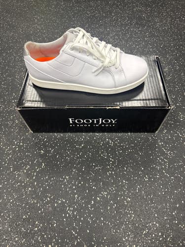 New Foot Joy  FJ Links Women Golf Shoes White Senior 10.5 11849-S000036763