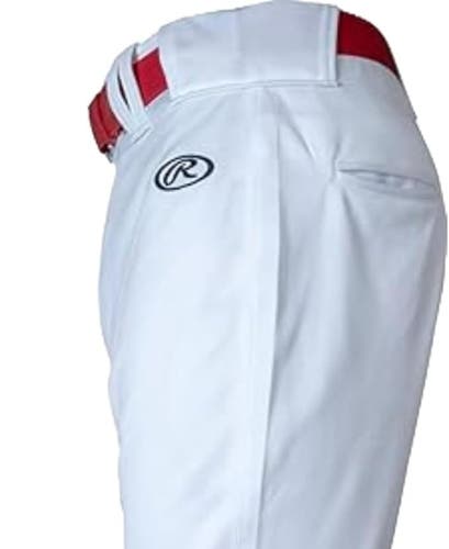 White Men's Medium Adult Rawlings Game Pants (New)