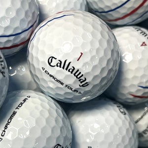 15 Near Mint AAAA White Callaway Chrome Tour Used Golf Balls