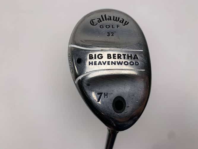 Callaway Big Bertha Heavenwood 7 Hybrid 32* Aldila 50g Ladies Graphite Womens RH