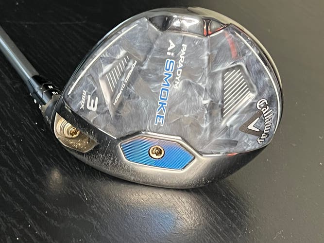*GOOD* Callaway Paradym Ai Smoke Max 15° 3 Fairway Wood Reg Flex Denali 60g 5.5