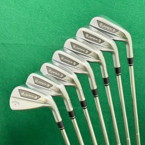 Callaway Apex Ai200 Forged 2024 5-AW Iron Set DG MID 100 S300 Steel Stiff