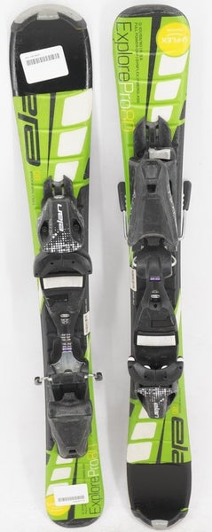 Elan Explore Pro U-Flex Kids Skis with Bindings - 80 cm Used