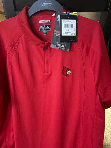 Red Large Men's Adidas Shirt (New)