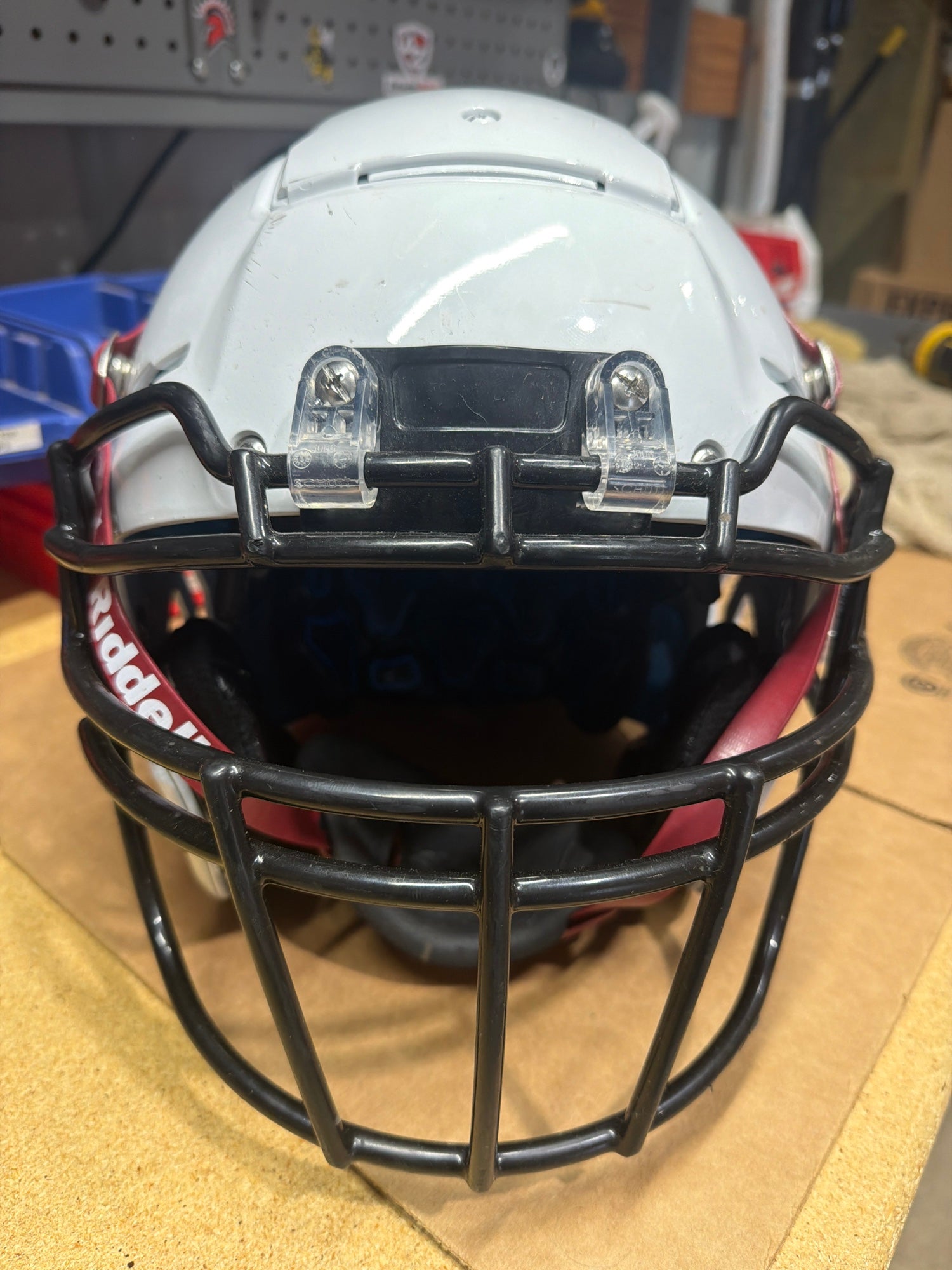 nike football visor black