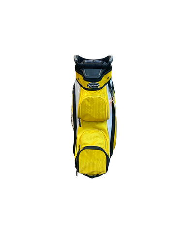 Used Taylormade YELLOW CART BAG Mens Cart Bag Yellow 11706-S000371579