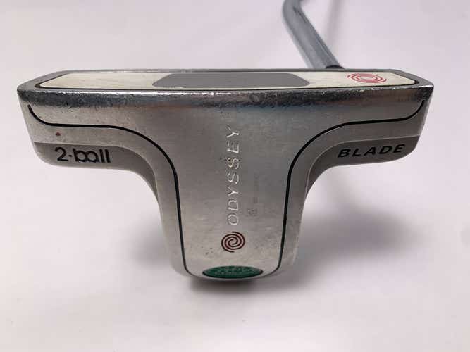 Odyssey White Steel 2-Ball Blade Putter 35" Mens RH