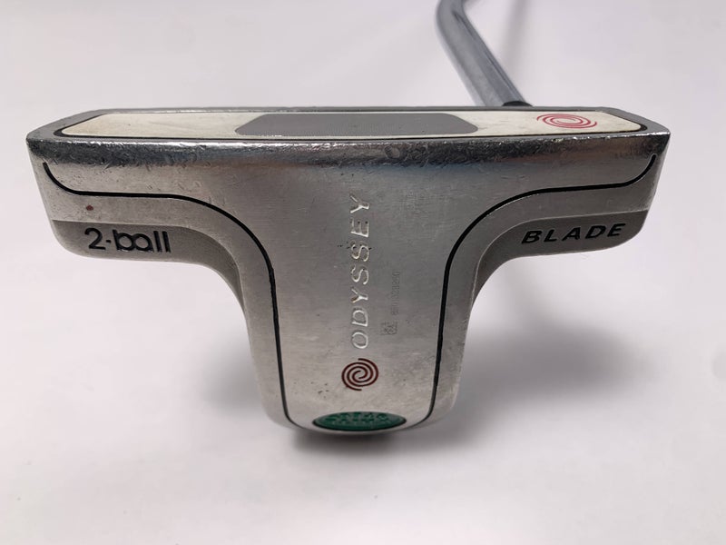 Odyssey White Steel 2-Ball Blade Putter 35" Mens RH