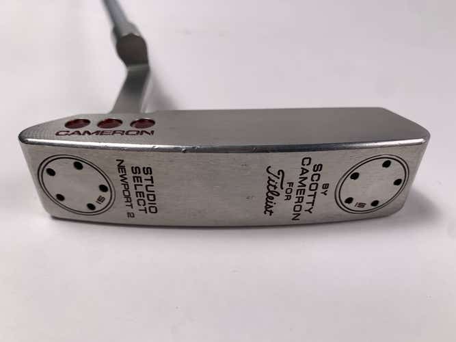 LEFTY Scotty Cameron Studio Select Newport 2 Putter 34" SuperStroke Slim 3.0 LH